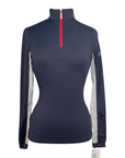 Kastel 'Charlotte' Sun Shirt in Navy/Red Accents - Women's Small