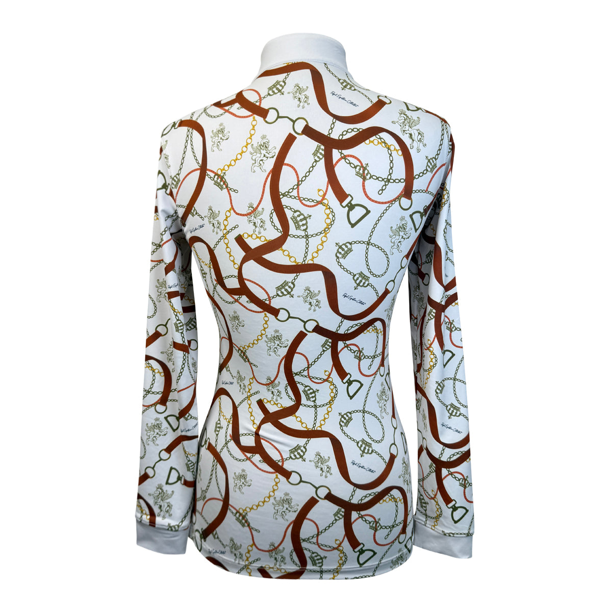 Royal Equestrian Base Layer in White/Royal