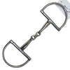 Centaur French Link Hunter Dee Ring Snaffle Bit in Stainless Steel - 5.5"