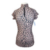 Kastel Denmark Short Sleeve Shirt in Cheetah Print