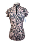 Kastel Denmark Short Sleeve Shirt in Cheetah Print
