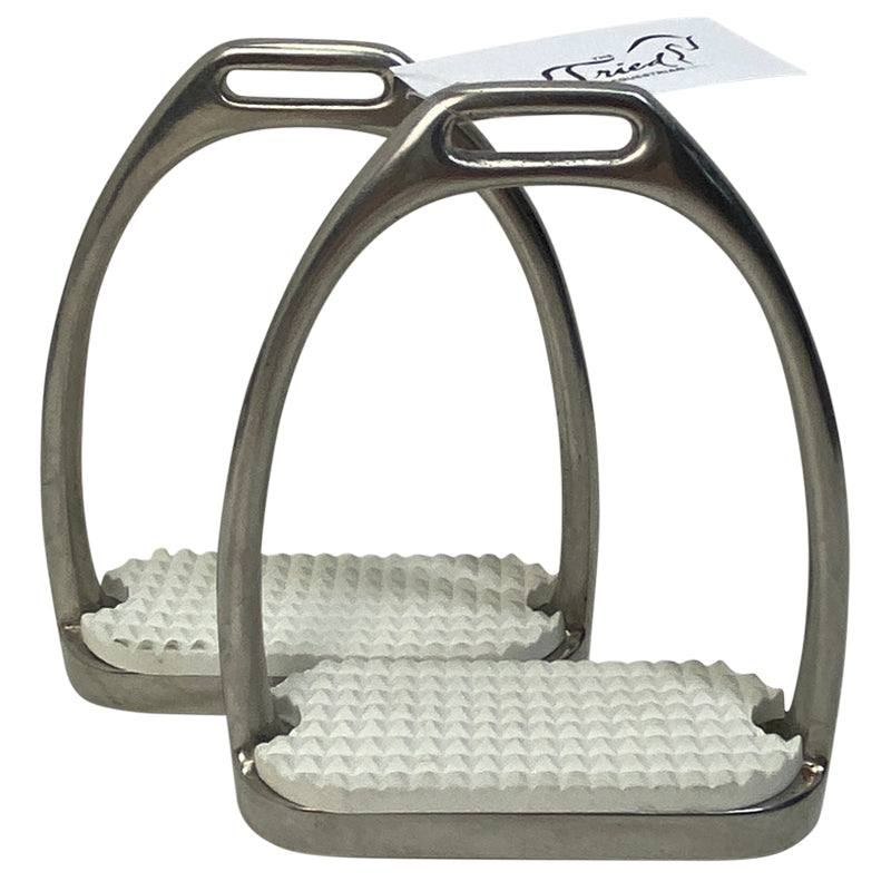 Herrmann Fillis Stirrup Irons in Stainless Steel