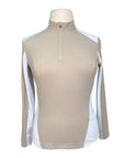 Yagya Schooling Top in Tan/White - Women's Large