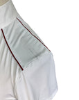 Essex Classics Talent Yarn S/S in White with Red Stripes