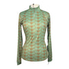 Espoir Quarter Zip Sun Shirt in Green