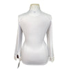 Noble Outfitters 'Allison' Show Shirt in White/Merlot Horseshoe