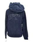 Eden by Pénélope Kids 'Capu' Towel Sweatshirt in Navy