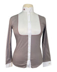 Aged Inventory Returned: MaKeBe 'Grace' Competition Shirt in Grey