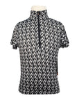 Kerrits Kids 'Summer Ride Ice Fil' Short Sleeve Shirt in Black Horsetails