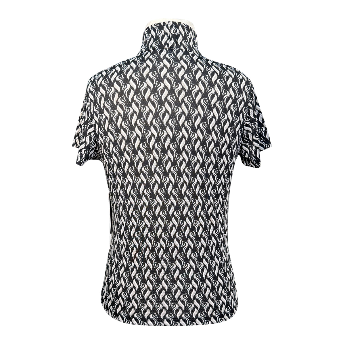 Kerrits Kids 'Summer Ride Ice Fil' Short Sleeve Shirt in Black Horsetails