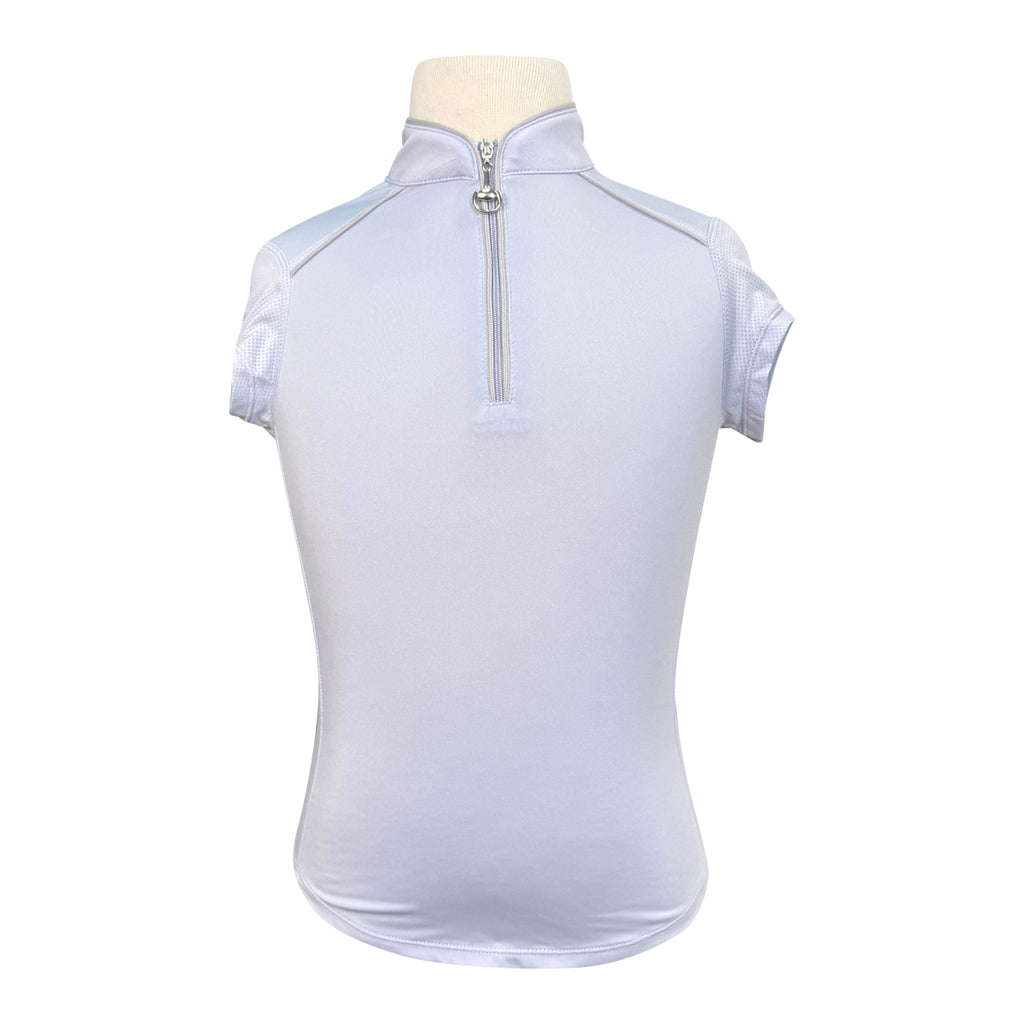 Chestnut Bay Performance Rider SkyCool® Short Sleeve Youth Shirt in Wisteria - Children's Large