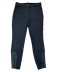 SmartPak 'Piper' Knit Knee Patch Breeches in Charcoal