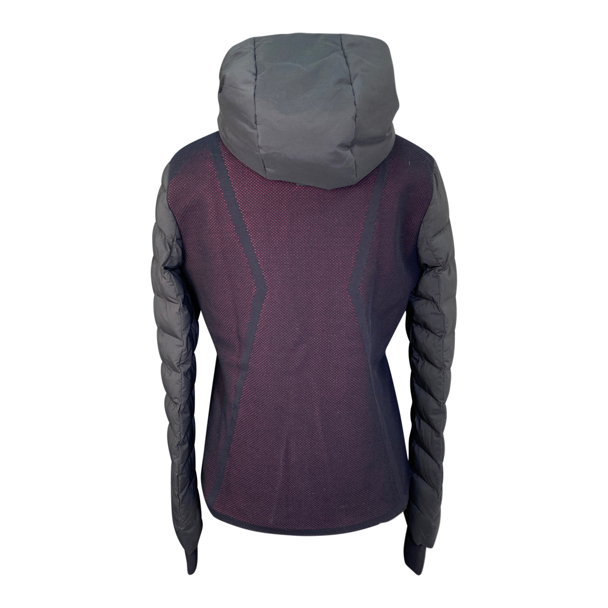 Cavalleria Toscana Revo Hooded Puffer in Black/Hidden Pink