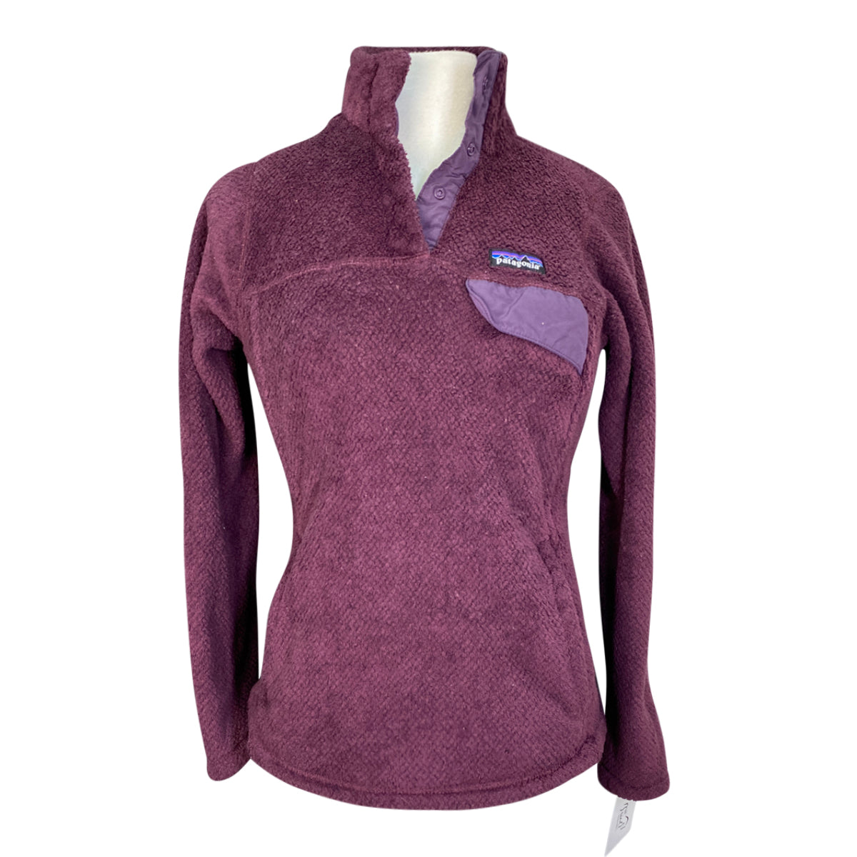 Patagonia 'Snap-T' Fleece Pullover in Plum