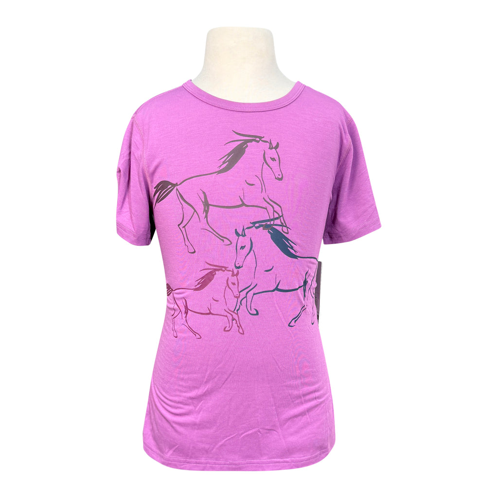 Kerrits Kids 'Liberty' Tee in Foxglove