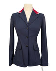Charles Ancona Custom Show Jacket in Navy/Red Collar