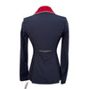 Charles Ancona Custom Show Jacket in Navy/Red Collar