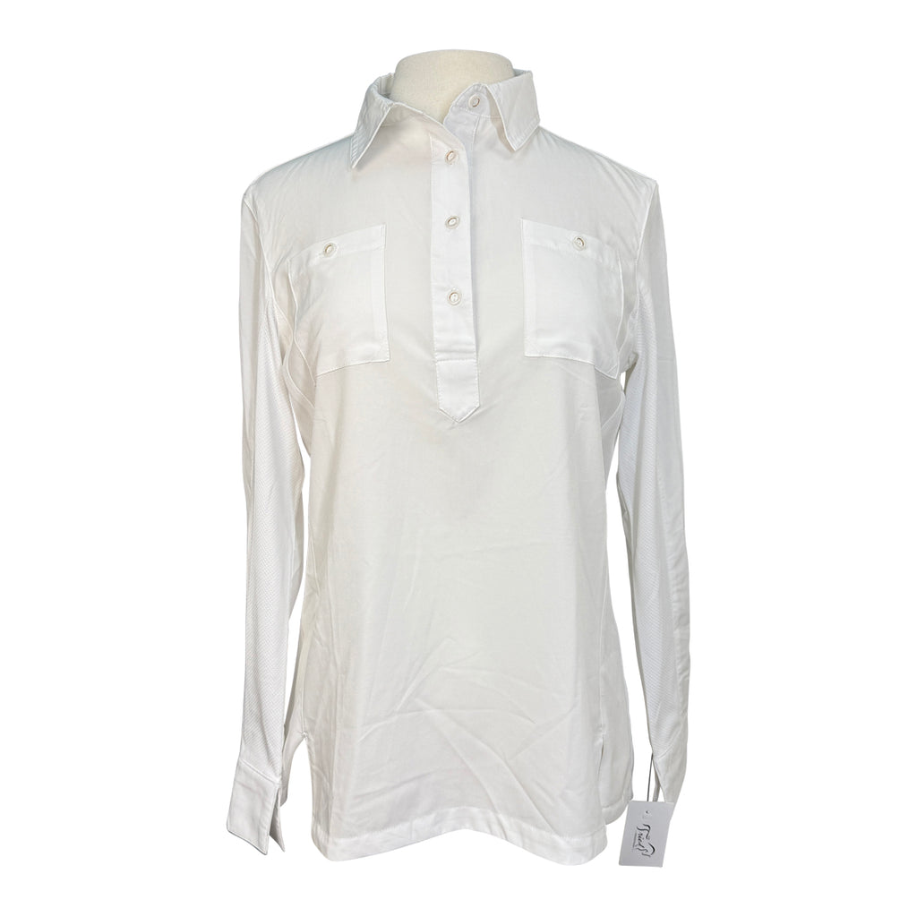 70° Classic Safari Sun Shirt in White - Women's Large