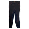 Huntley Equestrian Full Seat Breeches in Black/ Red & Orange