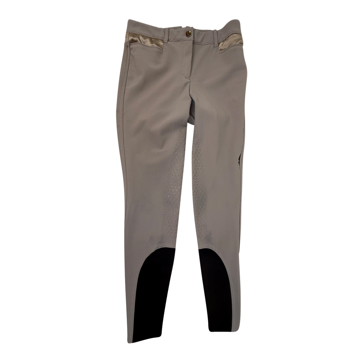 Equiline Knee Grip Beaded Breeches in Beige