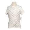 Cavalleria Toscana Cotton T-Shirt in White/Black CT Logo Print 