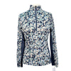 Kerrits Ice Fil Long Sleeve Shirt in Blue Floral 