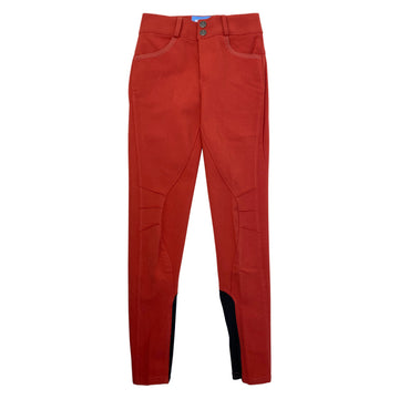 Daisy Clipper Breeches in Brick Red