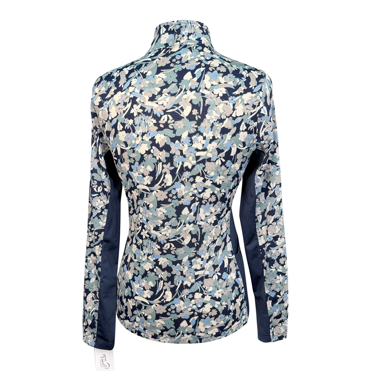 Kerrits Ice Fil Long Sleeve Shirt in Blue Floral 