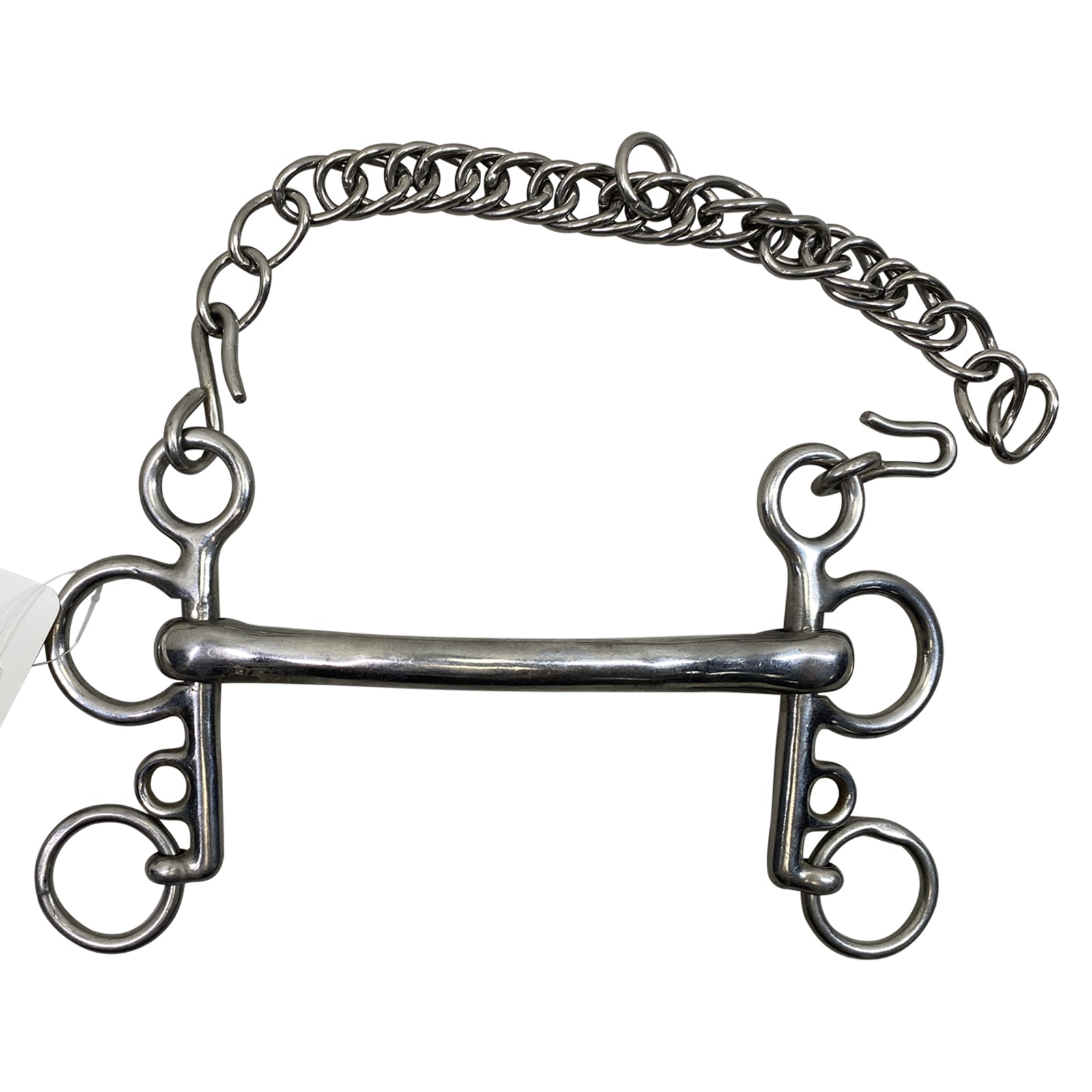 Mullen Mouth Pelham Bit in Stainless Steel - 5.5&quot;