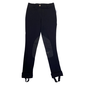 TuffRider Cotton Pull On Jods in Black