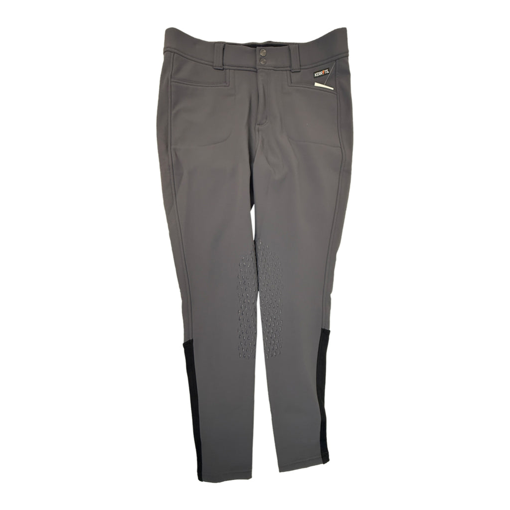 Kerrits 3-Season Tailored Knee Grip Breeches in Grey 