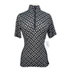 Kerrits 'Ice Fil' Lite Short Sleeve Shirt in Black/White Horses