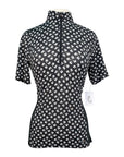 Kerrits 'Ice Fil' Lite Short Sleeve Shirt in Black/White Horses