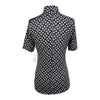 Kerrits 'Ice Fil' Lite Short Sleeve Shirt in Black/White Horses