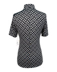 Kerrits 'Ice Fil' Lite Short Sleeve Shirt in Black/White Horses