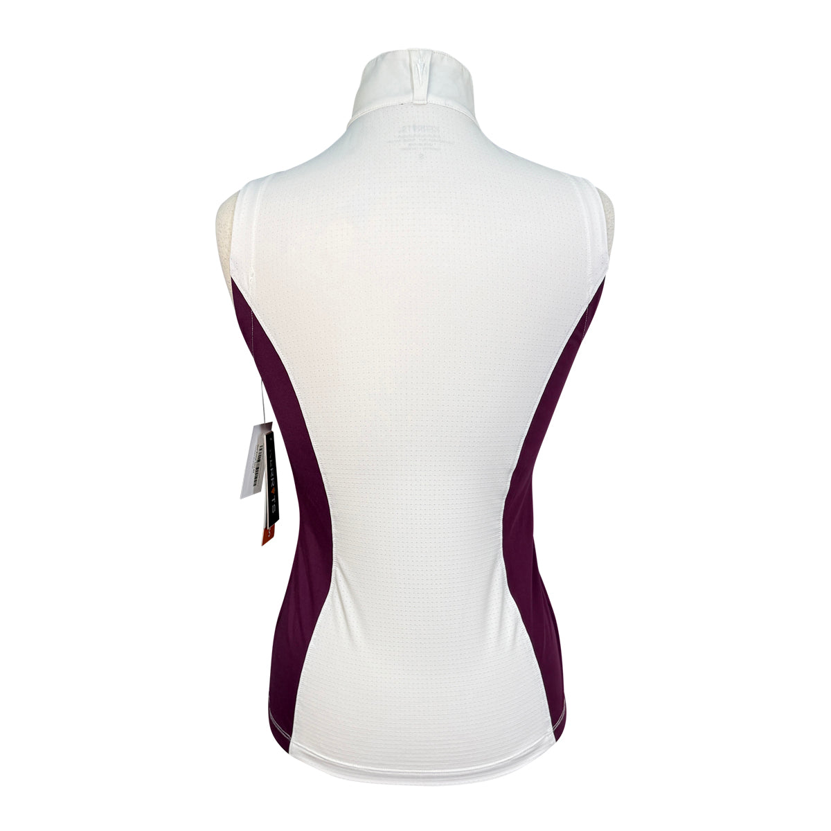 Kerrits 'Affinity®' Sleeveless Show Shirt in White/Purple