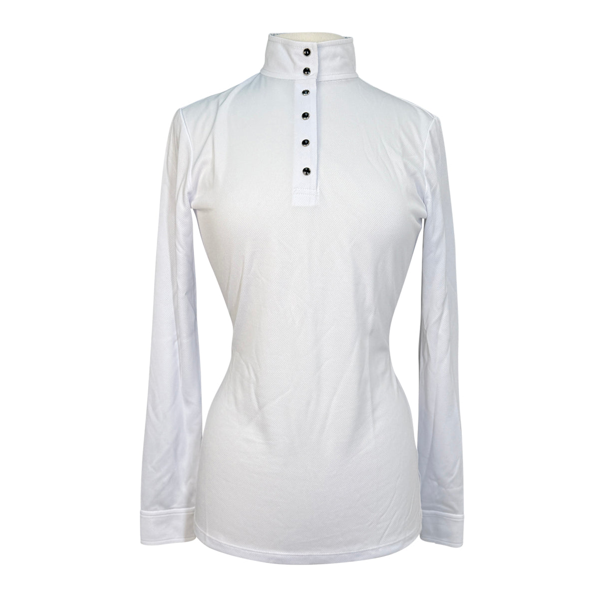 Èce Equestrian Long Sleeve Show Shirt in White