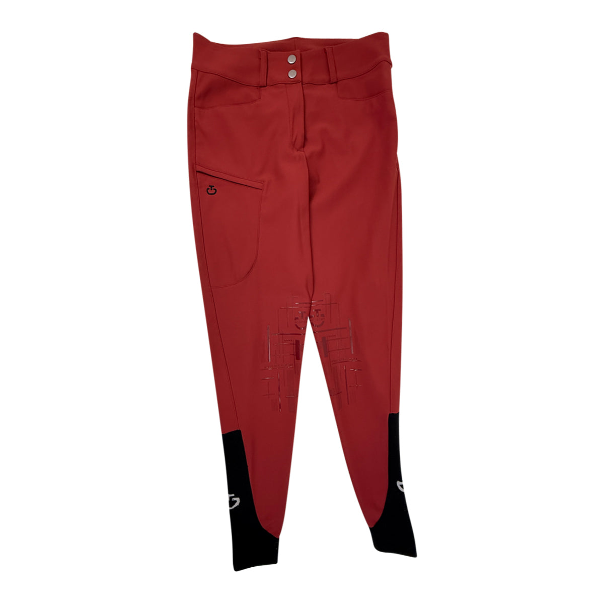 Cavalleria Toscana Logo Grip Breeches in Rust 
