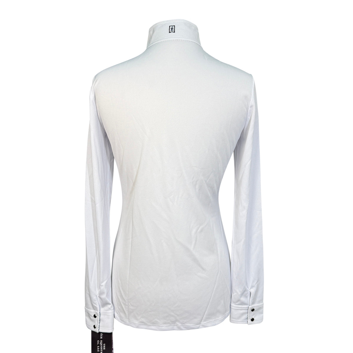 Èce Equestrian Long Sleeve Show Shirt in White