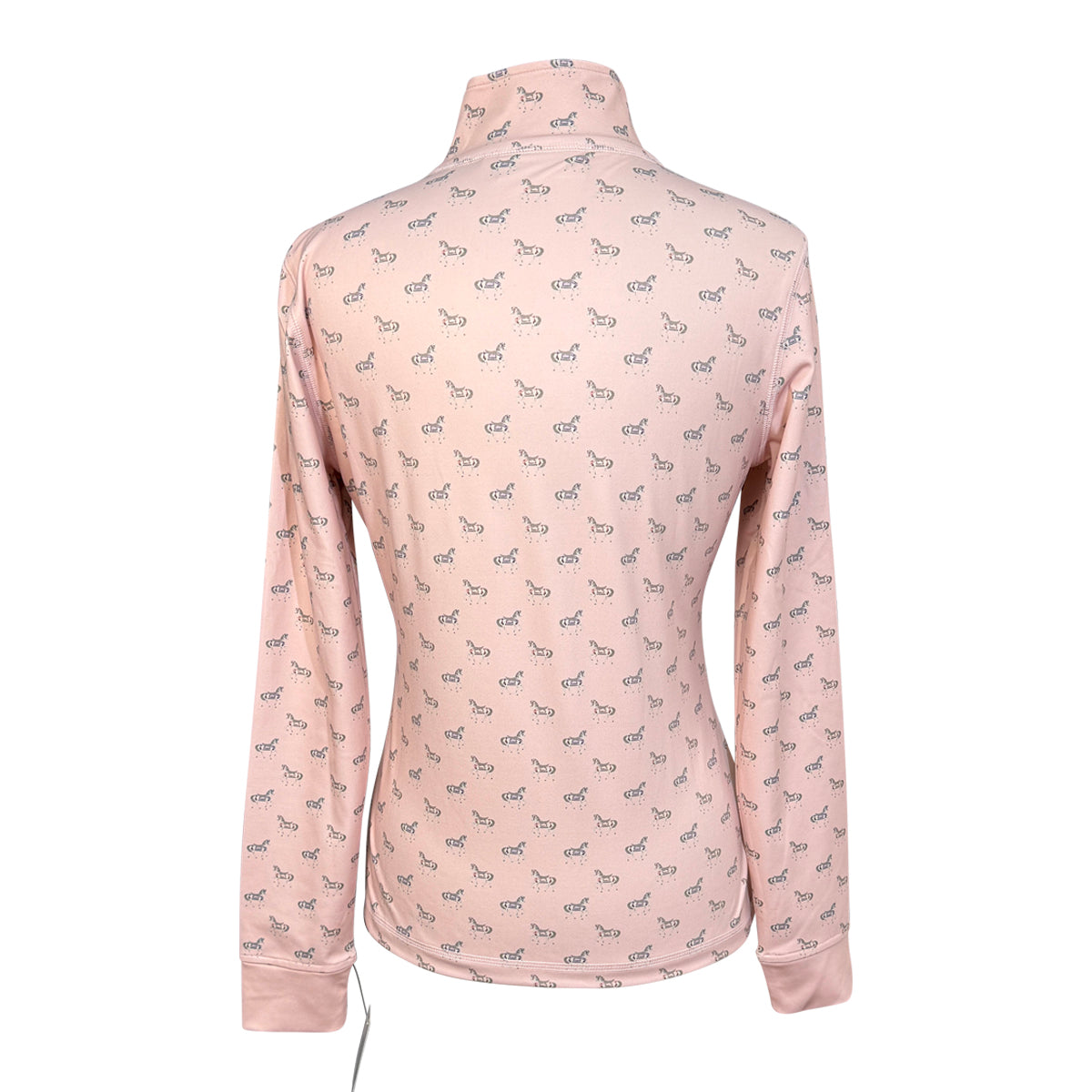 PS of Sweden 'Eloise' Long Sleeve in Pink Horses