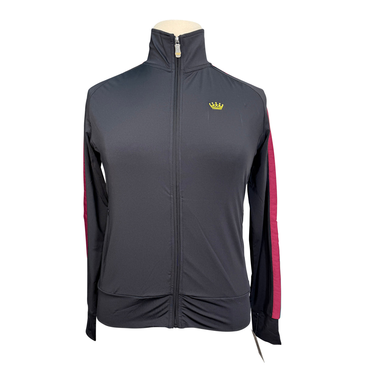 Kastel Fitted Full Zip Jacket in Black