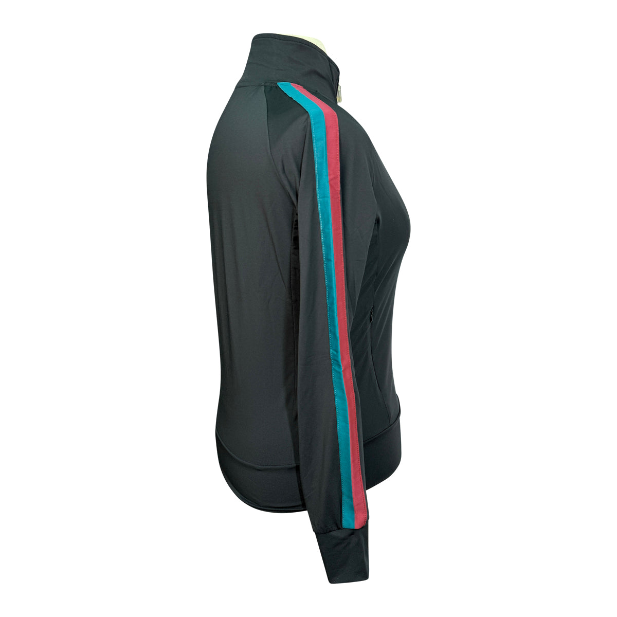 Kastel Fitted Full Zip Jacket in Black