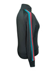 Kastel Fitted Full Zip Jacket in Black
