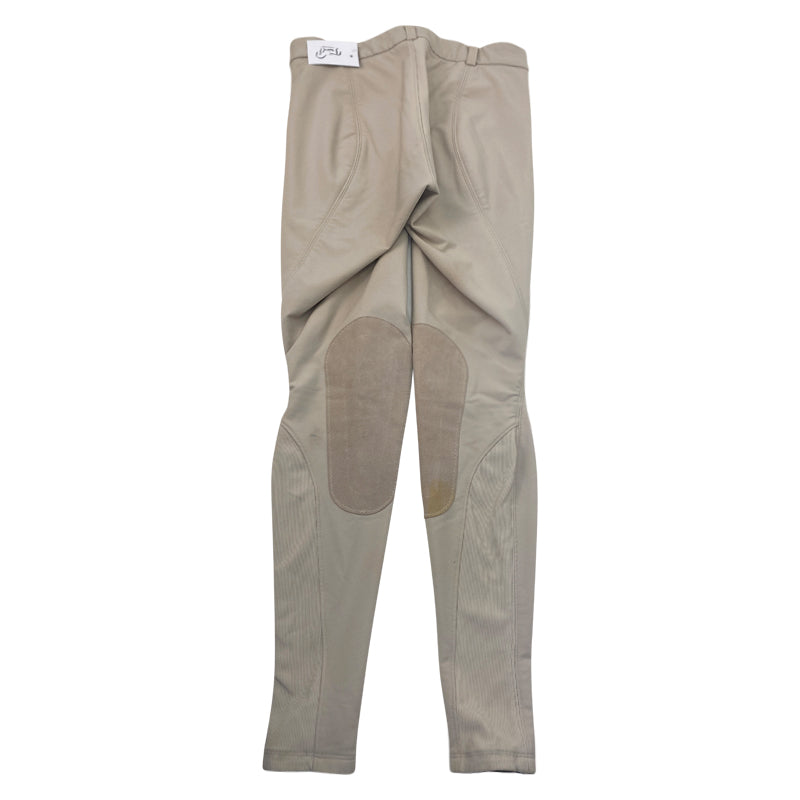 Back of Irideon Knee Patch Breeches in Tan
