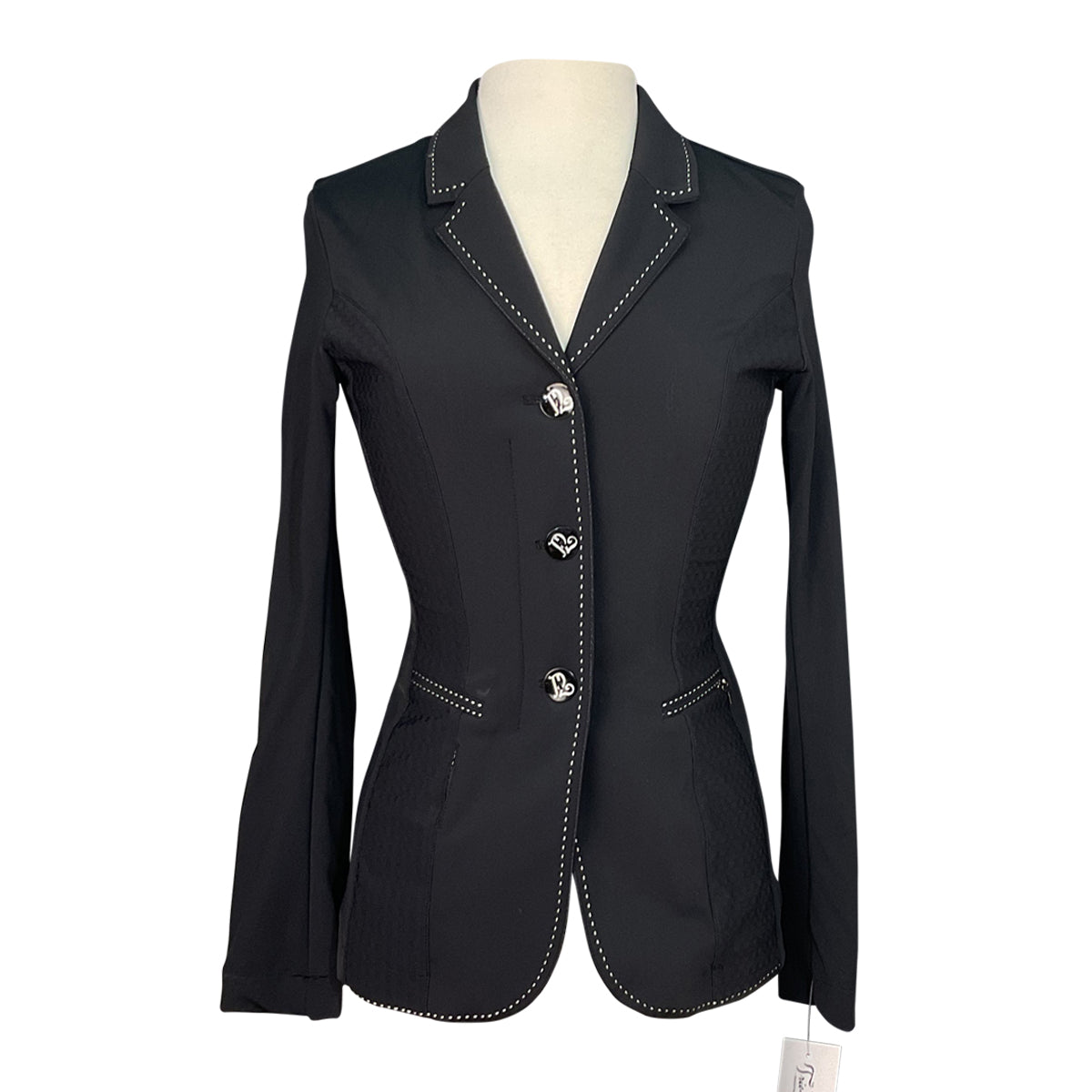 FRONT OF Penélope 'Paris Soft Air' Show Jacket in Black - Women's FR 42 (US 12)