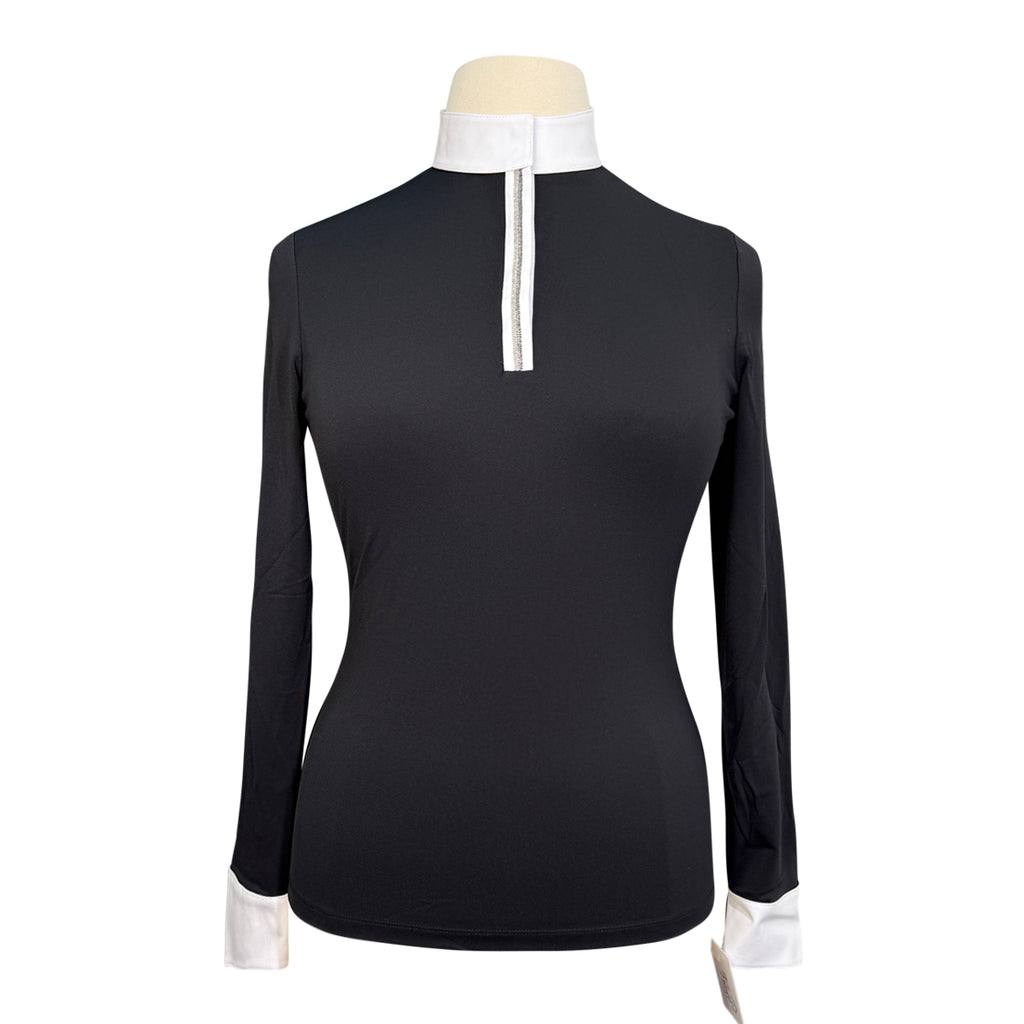 Equiline Competition Polo Shirt in Black