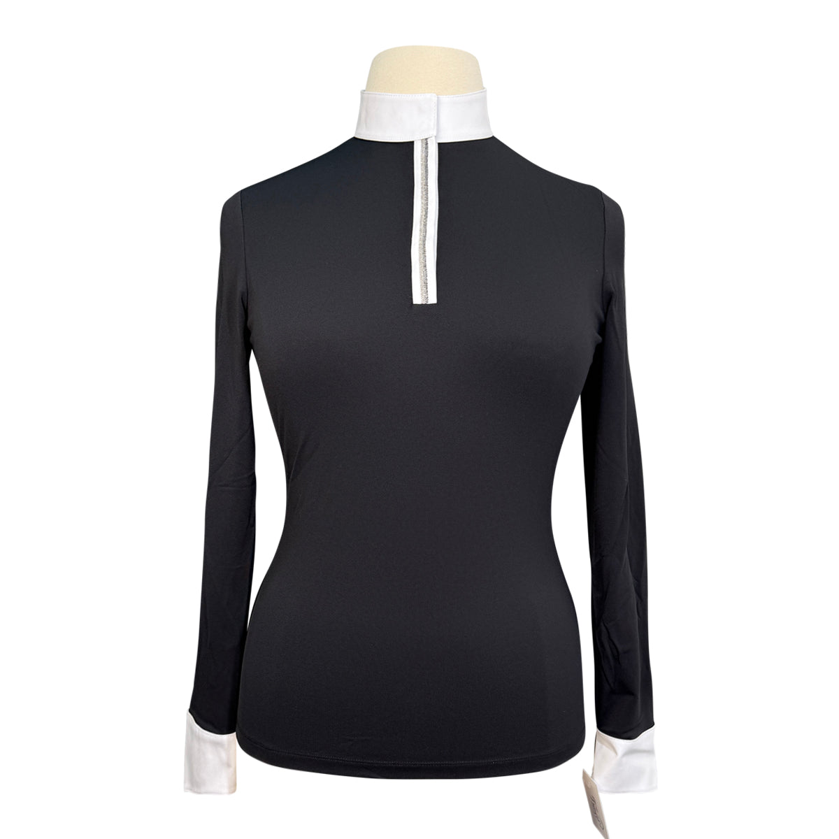 Equiline Competition Polo Shirt in Black