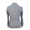 Cavalleria Toscana Long Sleeve Competition Shirt in Cloudy Blue - Women's Medium