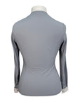 Cavalleria Toscana Long Sleeve Competition Shirt in Cloudy Blue - Women's Medium