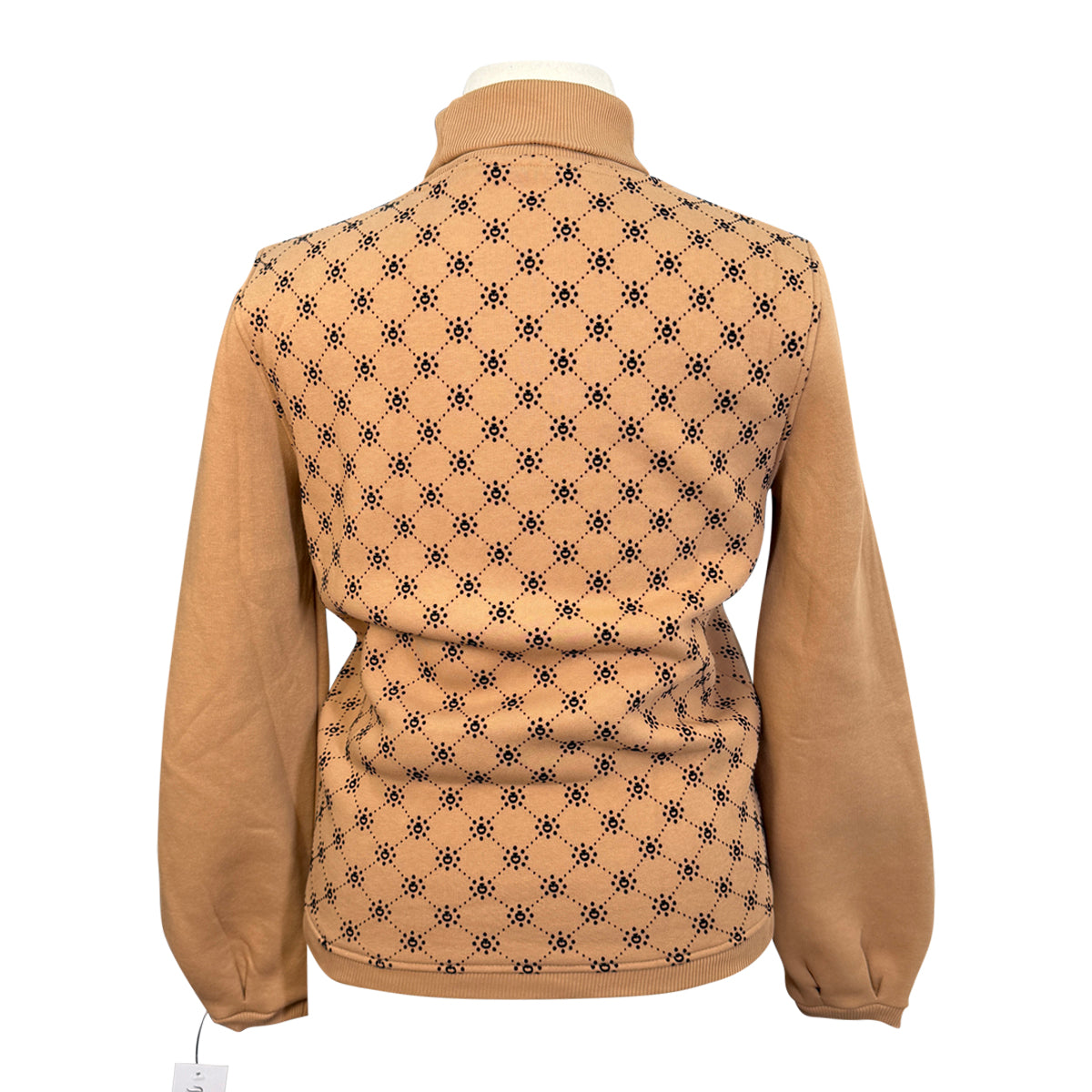 Cavalleria Toscana &#39;Orbit&#39; Flock Turtleneck Sweatshirt in Beige 
